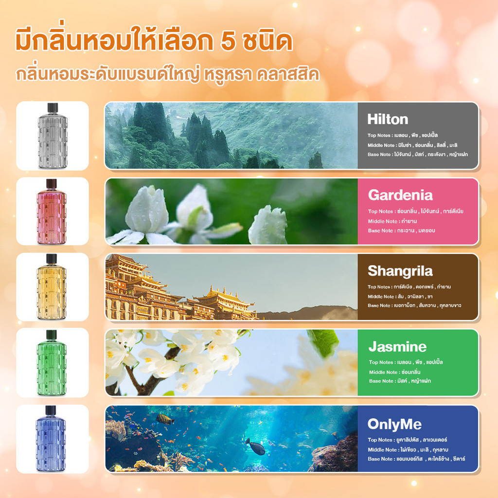เครื่องพ่นน้ำหอมอัตโนมัติในห้อง 6