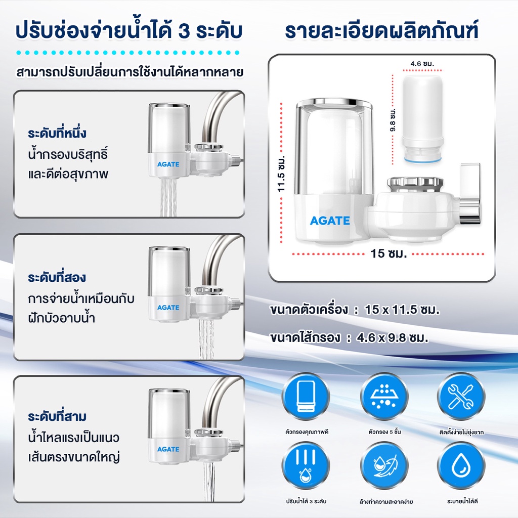เครื่องกรองน้ําติดหัวก๊อก