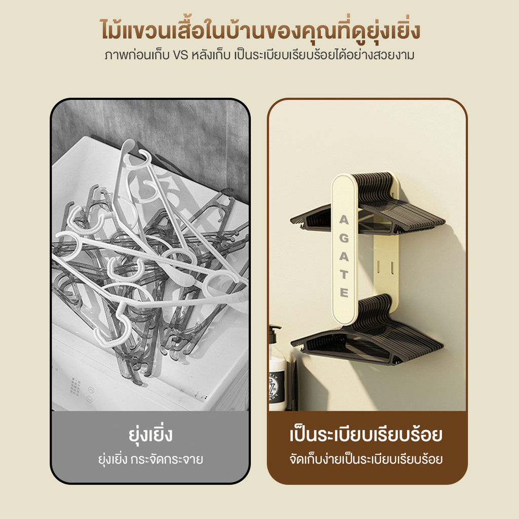 ที่จัดระเบียบไม้แขวนเสื้อ 2
