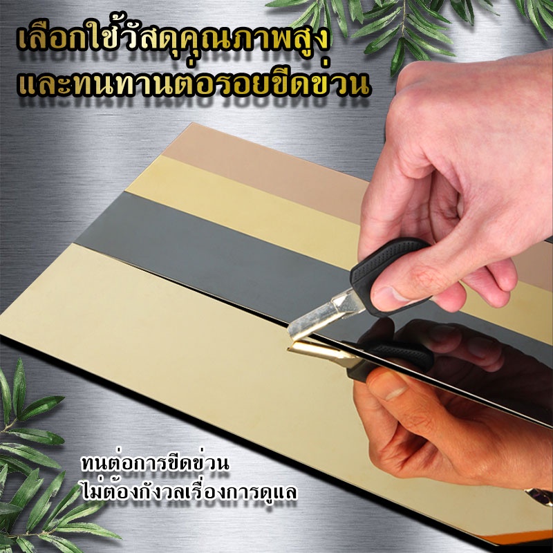 แผ่นสแตนเลส แบบเงา 8