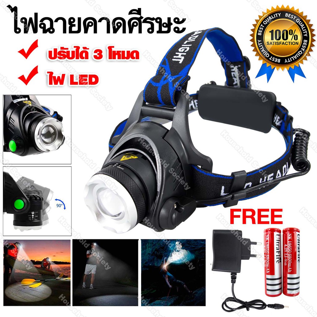 ไฟฉายคาดหัว 