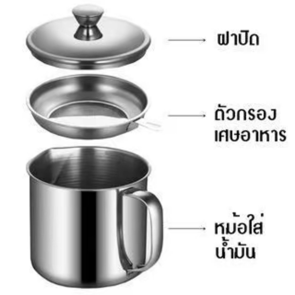 หม้อกรองน้ำมันสแตนเลส 