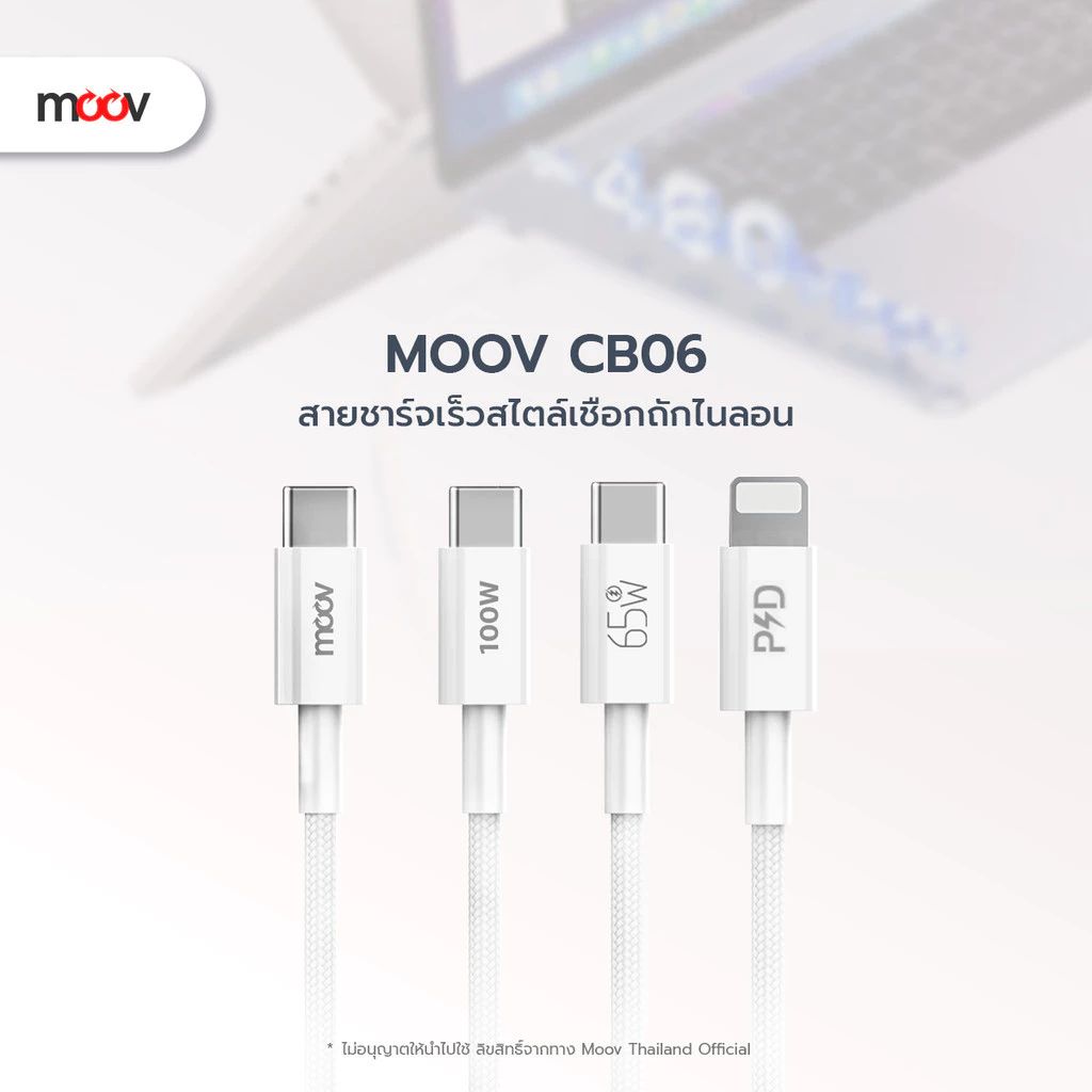  CB06 สายชาร์จเร็ว 27W – 100W